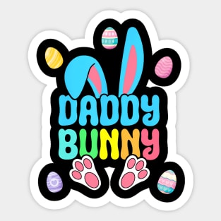 Daddy Bunny Ears Easter Cool Family Dad Happy Father Papa Sticker